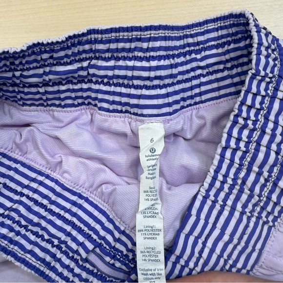 Lululemon Tracker Shorts III Purple Swift Ultra Women’s 6 Running Athleisure - Picture 2 of 11
